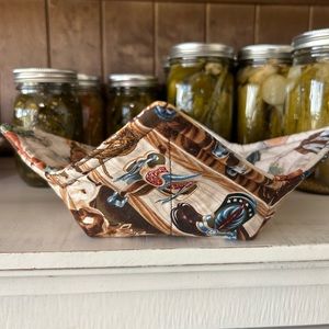 Bowl Koozie (Cozy) - Horses, Cowboy Boots, Saddles, Ropes, Cowboy, Western